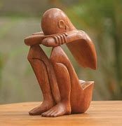 Image result for Wood Sculpture Chairs