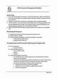 Image result for Cmar Construction Contract Checklist Template