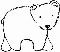 Image result for Polar Bear Clip Art Black and White