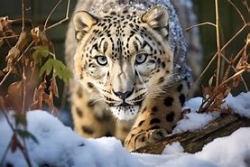 Image result for Snow Leopard Salking Prey