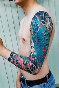 Image result for Koi Tattoo Full Sleeve