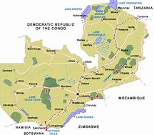 Image result for Zambia Map Google