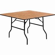 Image result for Wood Folding Banquet Table