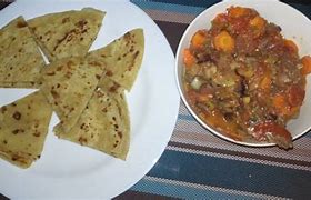 Image result for Chicken Masala with Chapati