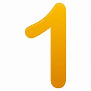 Image result for Yellow Number 1 Icon