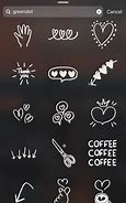 Image result for Cute Aesthetic Stickers Black and White