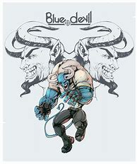 Image result for Blue Devil Original Art