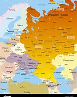 Image result for Western Russia Map