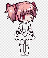 Image result for Anime Characters Pixel Art Grid