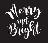 Image result for Merry and Bright Vector