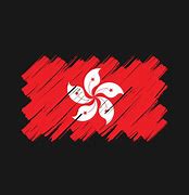 Image result for Hong Kong Flag Drawing