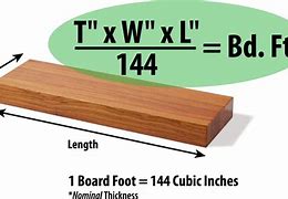 Image result for A Board Foot Lumber