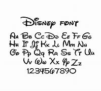 Image result for Disney Print Font