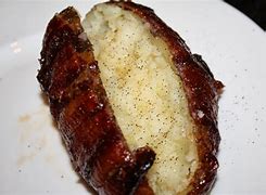 Image result for Bacon Wrapped Baked Potato