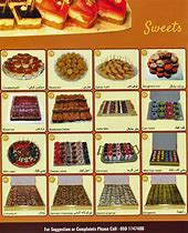 Image result for Menu of Cake Shop