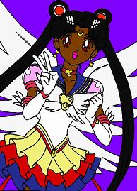 Image result for Brown Skinned Sailor Moon