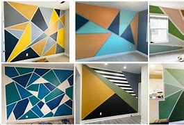 Image result for Straight Line Tape Design Wall