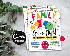 Image result for Family Game Day Flyer