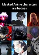 Image result for Cool Masked Anime Characters