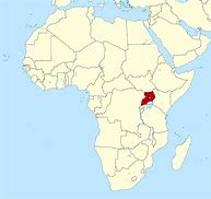 Image result for Uganda On African Map