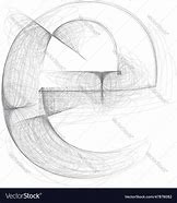 Image result for Letter E Sketch