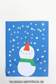 Image result for Preschool Winter Snowman Crafts