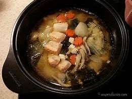 Image result for Salmon Miso Soup Jpg