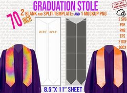 Image result for Graduation Stole Template