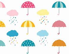 Image result for Heavy Rain and Umbrella Clip Art