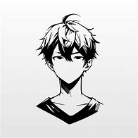 Image result for Black Anime Face Drawing Boy