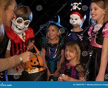 Image result for People Trick or Treating