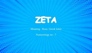 Image result for Zeta