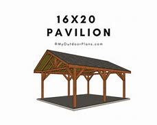 Image result for 16 X 20 Pavilion Plans