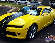 Image result for Camaro 5th Gen Black with Silver Stripes