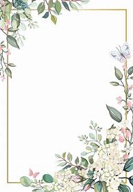 Image result for Floral A4 Card