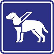 Image result for Guide Dog at Work Sign