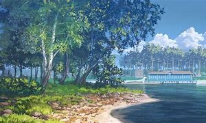 Image result for Anime River Wallpaper