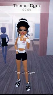 Image result for Dress to Impress Outfits Roblox Gym Theme