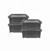 Image result for Grey Plastic Storage Boxes