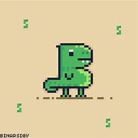 Image result for Dino Pixel Art