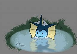 Image result for Vaporeon Half Way in Water