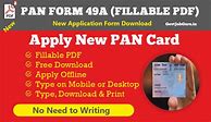 Image result for New PAN Form 49A