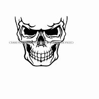 Image result for Half Skull Face Mask SVG