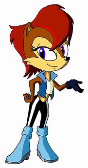 Image result for Sally Acorn Sonic Character