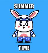 Image result for Summer Vacation Concept Cool Rabbit