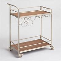 Image result for Small Rolling Bar Cart