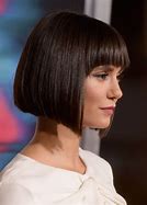 Image result for Blunt Bob with Human Hair Side Part