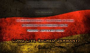 Image result for Long Live Our Sacred Germany