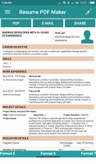 Image result for Create PDF Resume