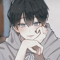 Image result for Cut Anime Boy with Black Hair